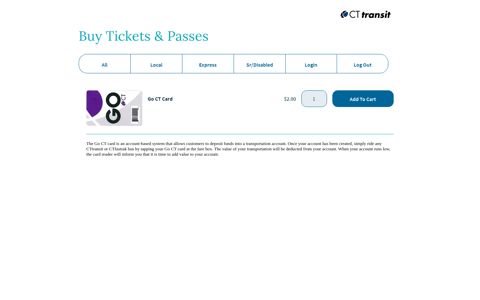 Go CT Card - CTTransit Bus Passes Buy Online