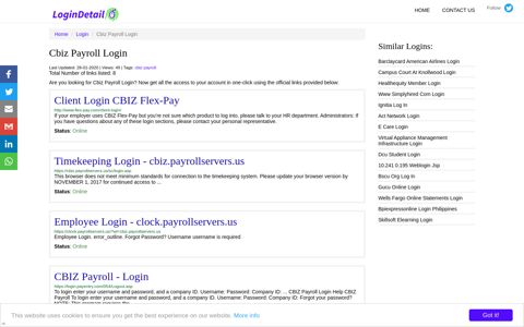 Cbiz Payroll Login Client Login CBIZ Flex-Pay - http://www.flex ...
