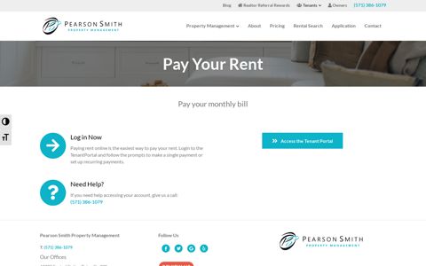 Pay Rent - Pearson Smith Property Management