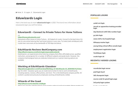 Eduwizards Login ❤️ One Click Access - iLoveLogin