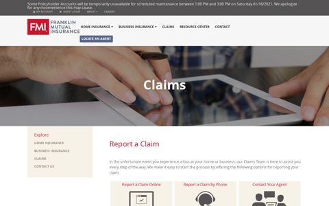 Claims - Franklin Mutual Insurance