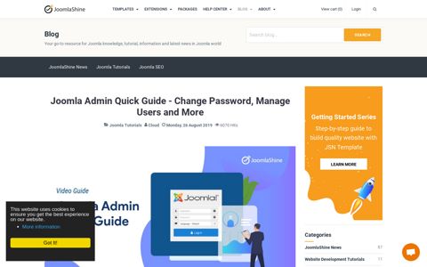 Joomla Admin Guide - Change Password & Manage Users ...