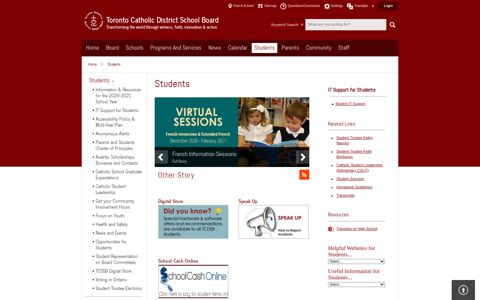 For Students | Toronto Catholic District School Board