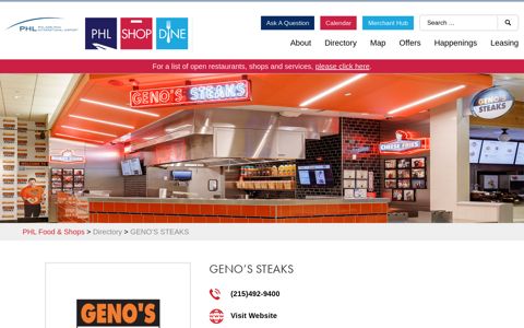 GENO'S STEAKS – PHL Food & Shops