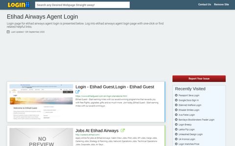Etihad Airways Agent Login - Loginii.com