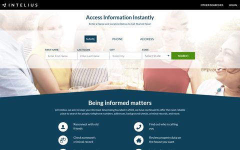 Intelius | People Search, Background Checks & Phone ...