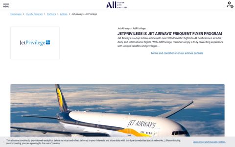 Jet Airways - JetPrivilege - Accor Hotels