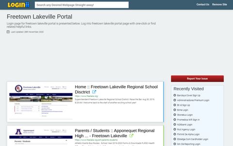 Freetown Lakeville Portal - Loginii.com