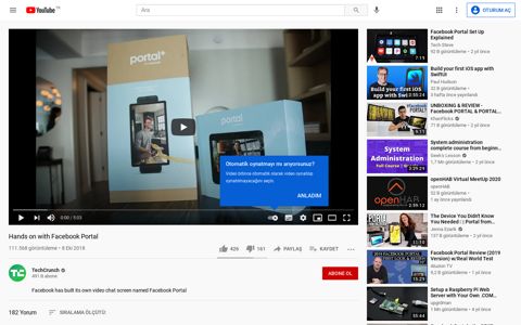 Hands on with Facebook Portal - YouTube