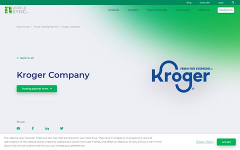 Kroger Company | 1WorldSync