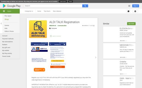 ALDI TALK Registration - Apps on Google Play