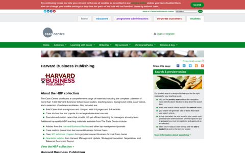 Case collection: Harvard Business Publishing | The Case ...