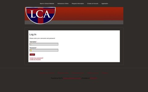 Liberty Christian Academy - Application - Log In - RenWeb
