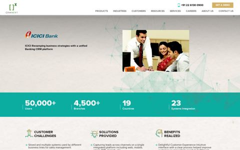 CRM for Banking | Banking CRM | CRM at ICICI Bank