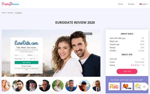 EuroDate Review: Pros & Cons - All Service Features ...