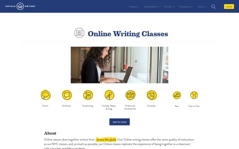 Online Writing Classes - Gotham Writers Workshop