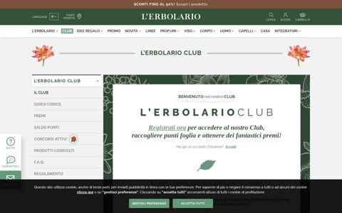 Benvenuti - L'Erbolario Club