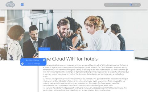The Cloud WiFi for hotels - The Cloud Networks Germany GmbH