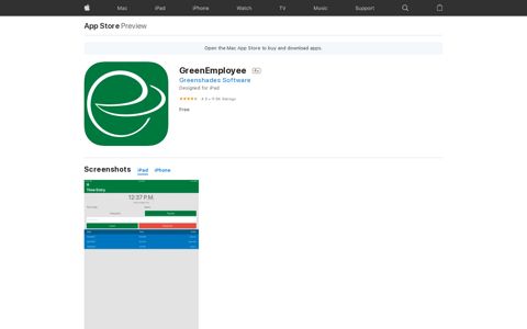 ‎GreenEmployee on the App Store