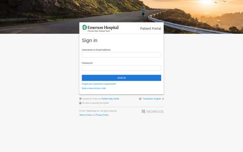 Emerson Hospital | Patient Portal