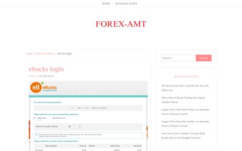 ebucks login Forex-AMT