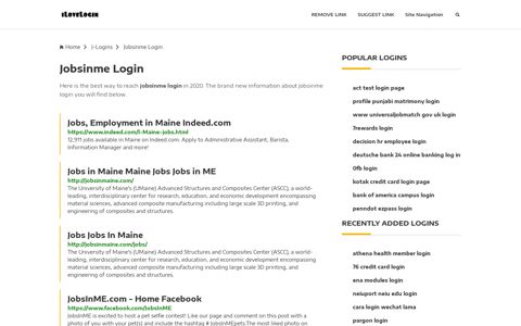 Jobsinme Login ❤️ One Click Access