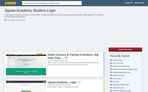 Jigsaw Academy Student Login - Loginii.com