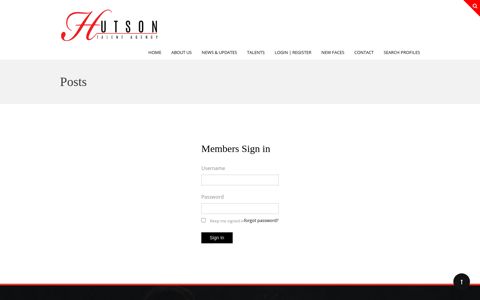 Login | Register as Client/Producer - Hutson Talent Agency