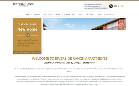 Riverside Ranch Apartments | Apartments in San Marcos, TX