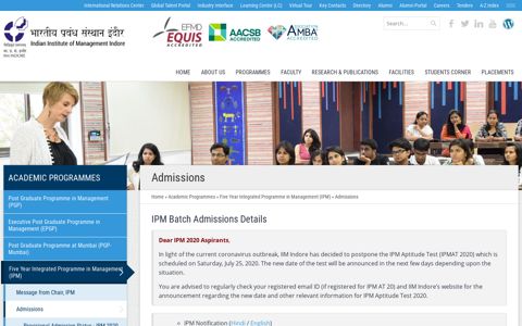Admissions - IIM Indore - भारतीय प्रबंध ...