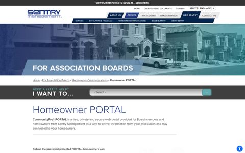 Homeowner PORTAL - HOA Management Company