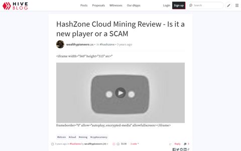 HashZone Cloud Mining Review - Is it a new player or a ...