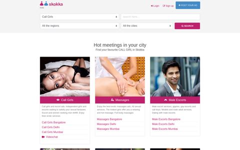 Adult Dating and Classifieds in India - Skokka
