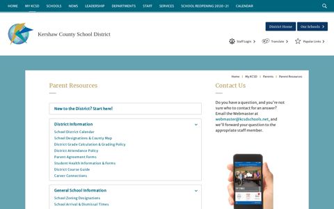 Parents / Parent Resources - Kershaw County School District