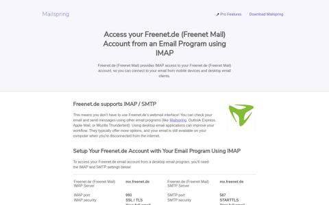 How to access your Freenet.de (Freenet Mail) email account ...