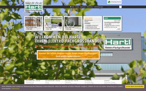 Hartl Elektro-Fachgrosshandel Startseite