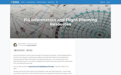 FlS Information and Flight Planning Resources | EASA ...