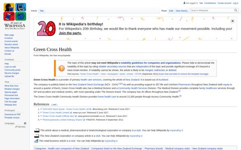 Green Cross Health - Wikipedia
