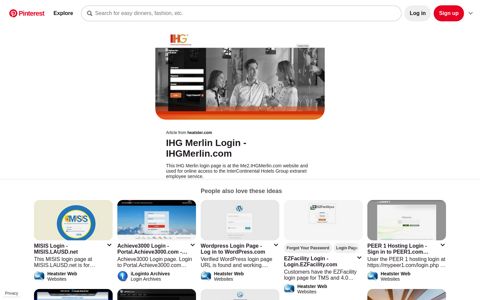 IHG Merlin Login - IHGMerlin.com | Best free email, Merlin ...