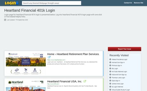 Heartland Financial 401k Login - Loginii.com