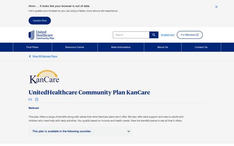 Kansas UnitedHealthcare Community Plan KanCare ...