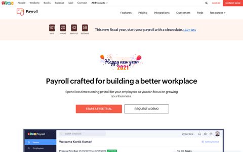 Payroll Software for India | Online Payroll System | Zoho Payroll