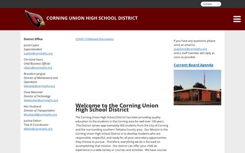 Corning Union High School District