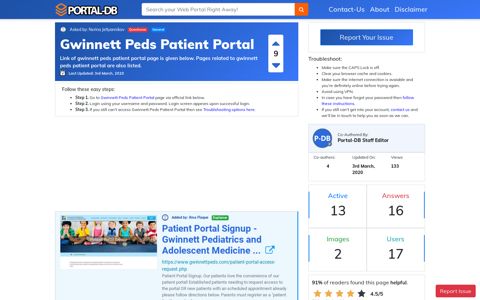 Gwinnett Peds Patient Portal