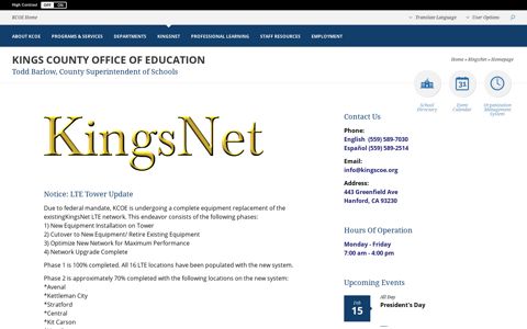 KingsNet / Homepage