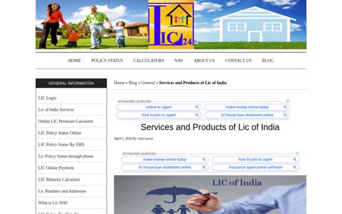 Lic of India - Login, Online Payment, Recruitment, Agent Portal