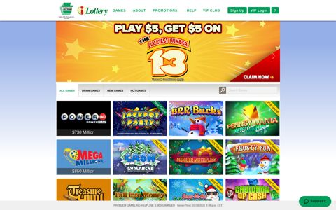 PA iLottery | Online Games | Pennsylvania Lottery - PA iLottery