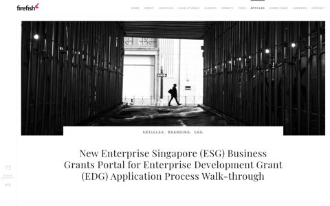 New Enterprise Singapore (ESG) Business Grants Portal for ...