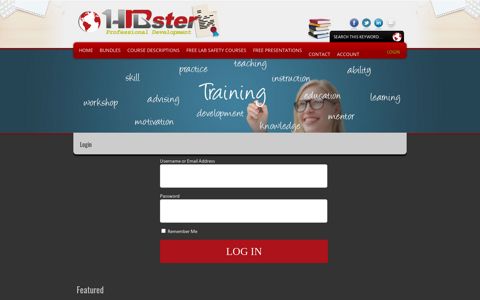 Login - HIBster Professional Development Courses for ...