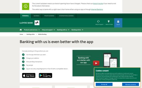 UK Mobile Banking - Banking with us is even ... - Lloyds Bank